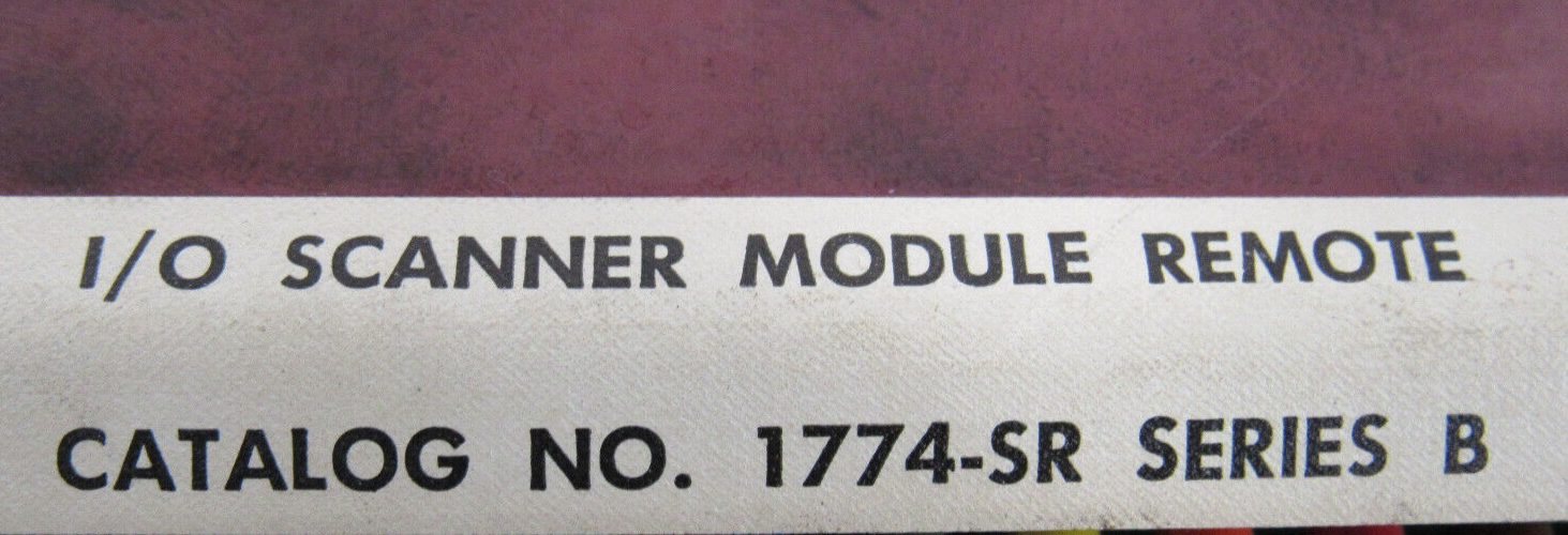 REFURBISHED ALLEN BRADLEY 1774-SR I/O MODULE SER. B 1774SR - Image 5