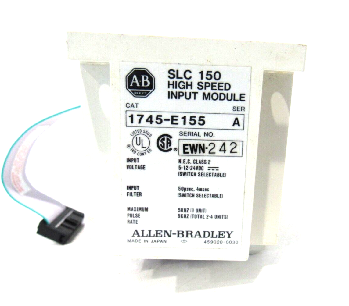 USED ALLEN BRADLEY 1745-E155 HIGH SPEED INPUT MODULE SER.A 1745E155 - Image 4