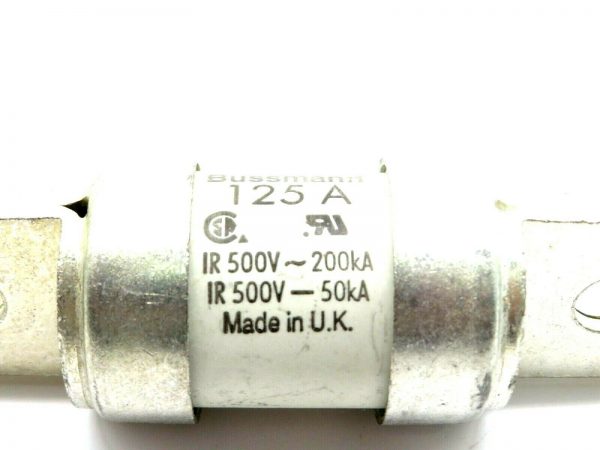 2 NEW BUSSMANN FWH-125B FUSE 125AMP 500V FWH125B - Image 4