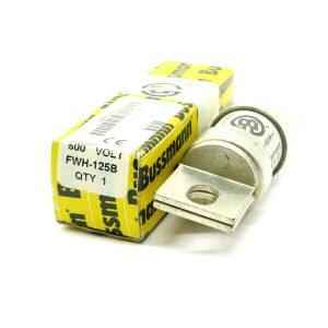 2 NEW BUSSMANN FWH-125B FUSE 125AMP 500V FWH125B