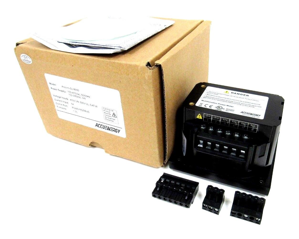 NEW ACCUENERGY ACUVIM-CL-M-60 POWER METER ACUVIMCLM60 RS485 MODBUS