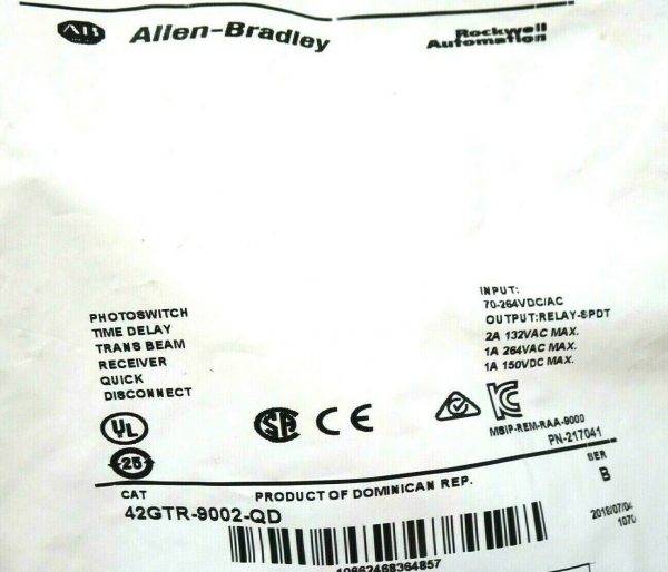 NEW ALLEN BRADLEY 42GTR-9002-QD PHOTOSWITCH SER.B 42GTR9002QD - Image 4