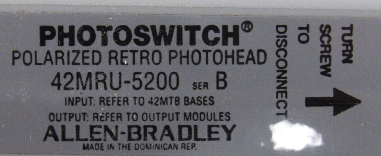 NEW ALLEN BRADLEY 42MRU-5200 PHOTOSWITCH SER.B 42MRU5200 - Image 3