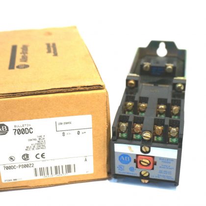 NEW ALLEN BRADLEY 700DC-P800Z2 CONTROL RELAY SER. A 700DCP800Z2