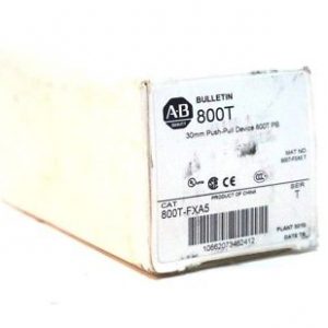 NEW ALLEN BRADLEY 800T-FXA5 PUSH PULL DEVICE SER.T 800TFXA5