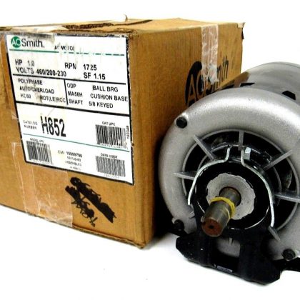 NEW AO SMITH H852 MOTOR 7-158997-01 1725 RPM 1 HP 460/200-230 VOLTS