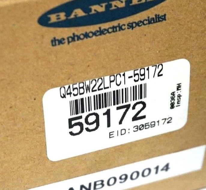 NEW BANNER Q45BW22LPC1-59172 LOGIC MODULE AND BRACKET 59172, Q45BW22LPC159172 - Image 3