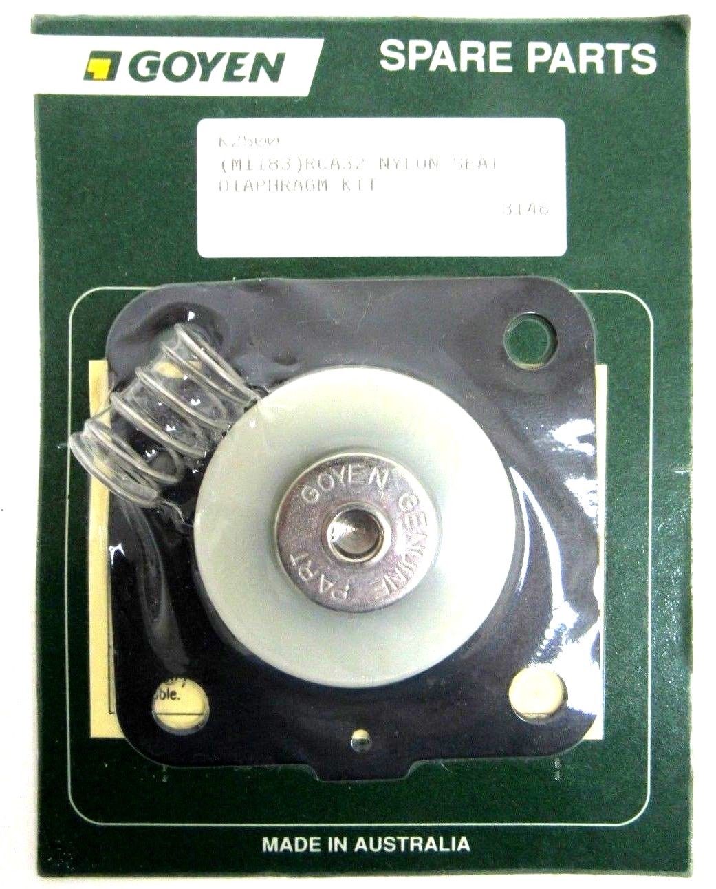 Part Number K2500 Diaphragm Kit M1183-RCA32 Goyen Spares 