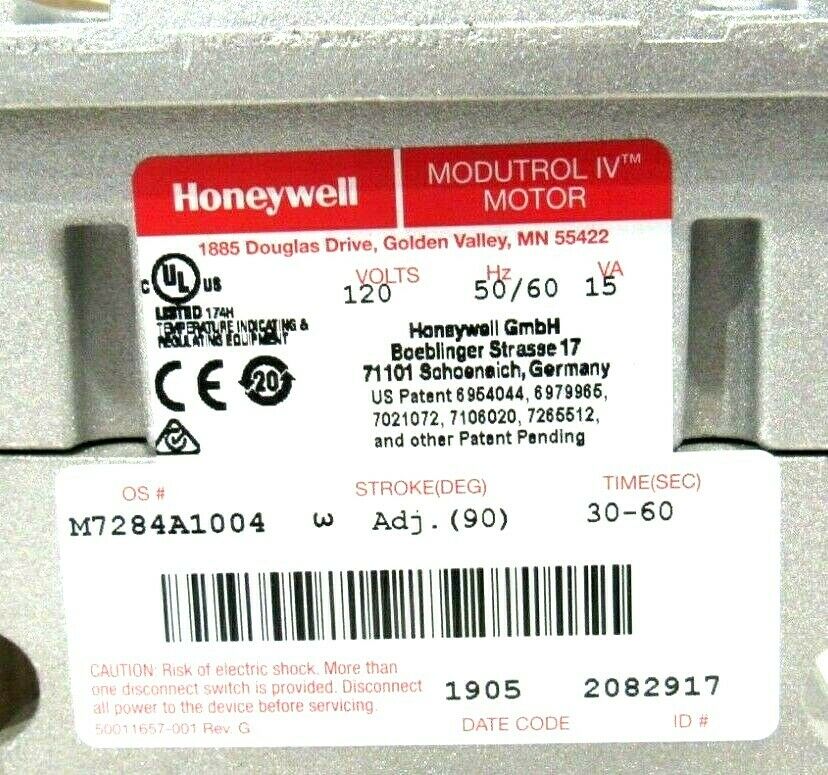NEW HONEYWELL M7284A 1004 MODUTROL IV MOTOR M7284A1004 - Image 5