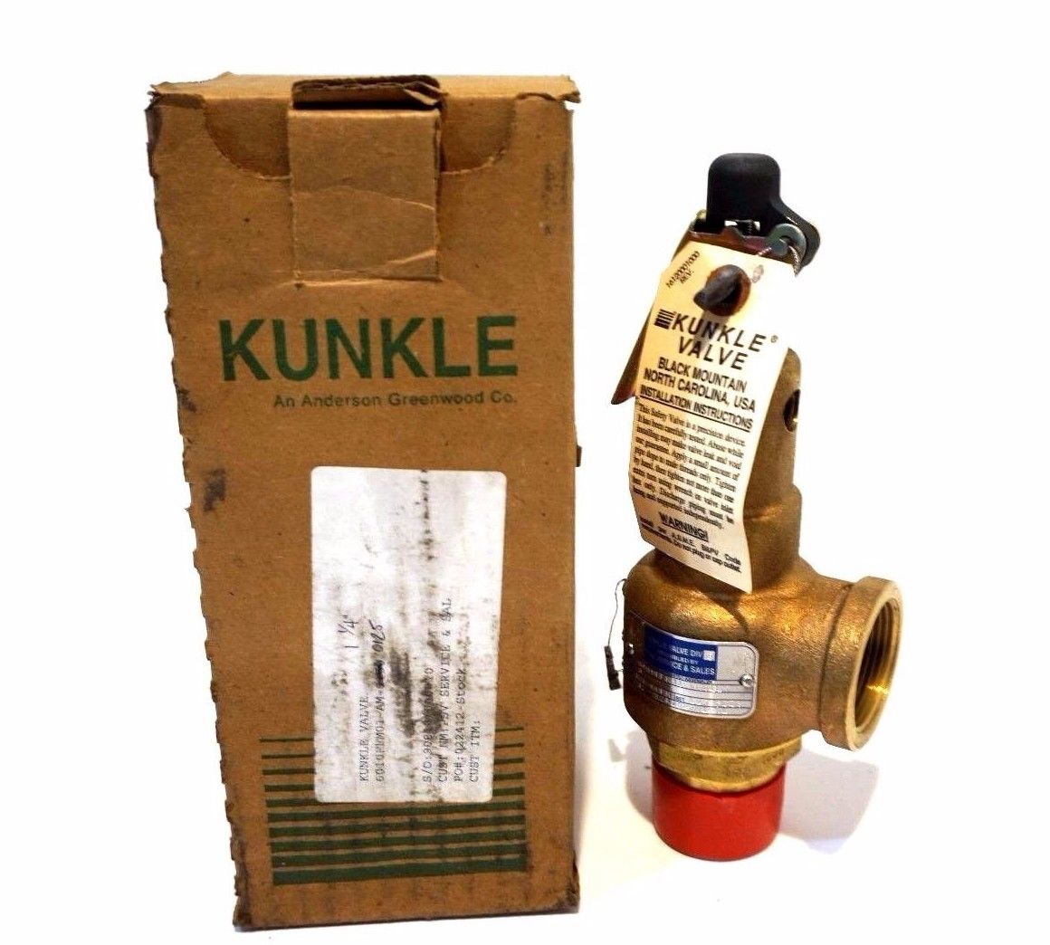 NEW KUNKLE 6010FFM01-KM0125 RELIEF VALVE 6010FFM01KM0125