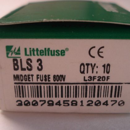 NEW LITTELFUSE BLS 3 FUSES BLS3 QTY: 10