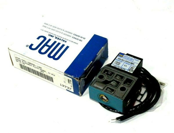 NEW MAC VALVES 45A-SA1-DAAA-1BA SOLENOID VALVE 45ASA1DAAA1BA