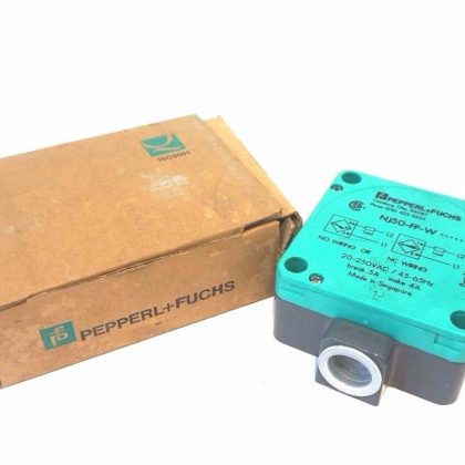 NEW PEPPERL FUCHS NJ50-FP-W-P4 PROXIMITY SWITCH 184595 NJ50FPWP4