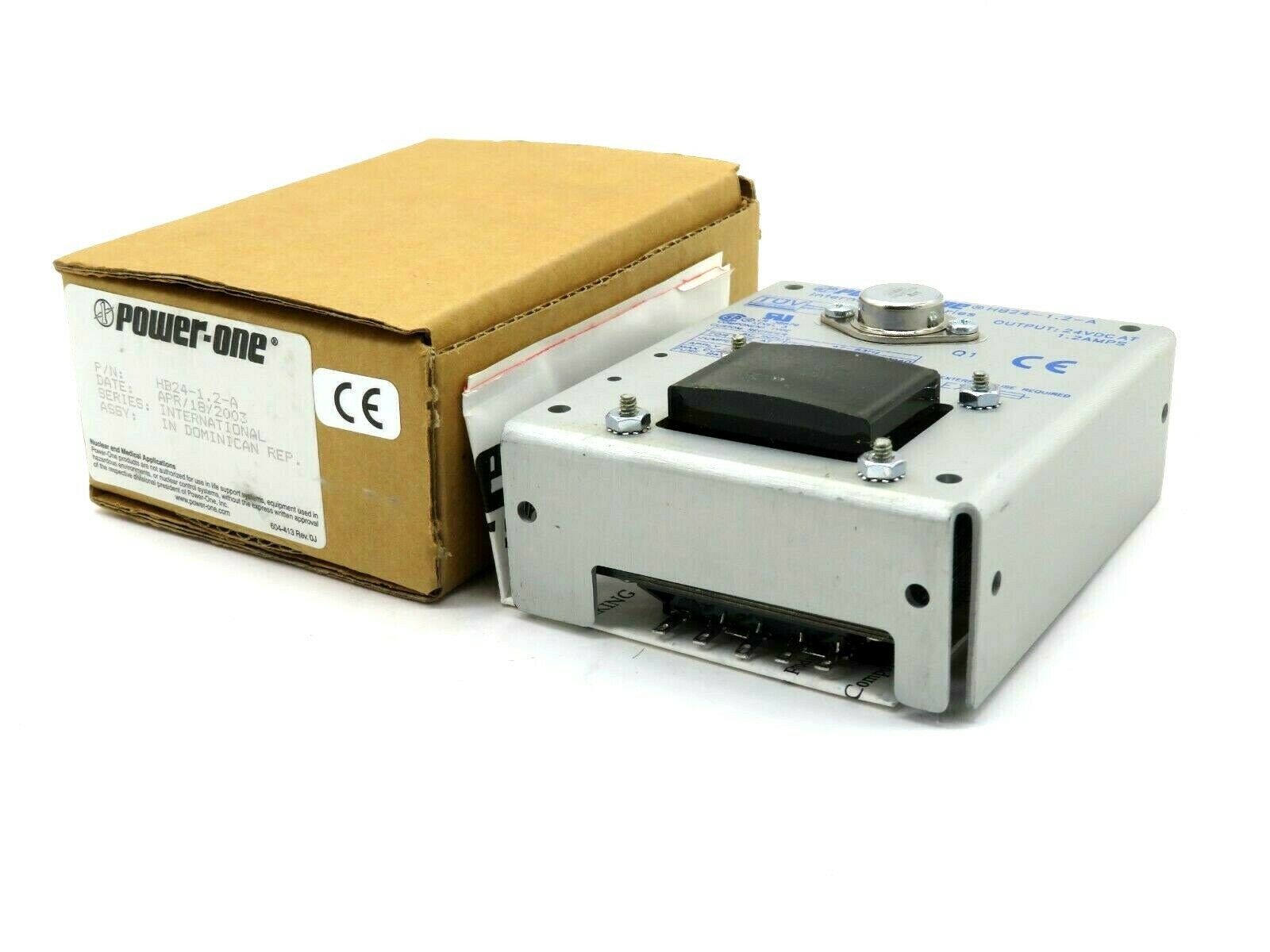 NEW POWER ONE HB24-1.2-A POWER SUPPLY 24VDC 1.2AMPS HB2412A