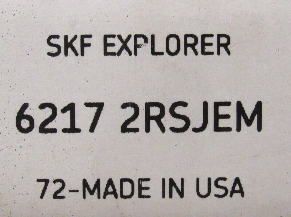 NEW SKF 6217-2RSJEM BALL BEARING 85MM 62172RSJEM - Image 5
