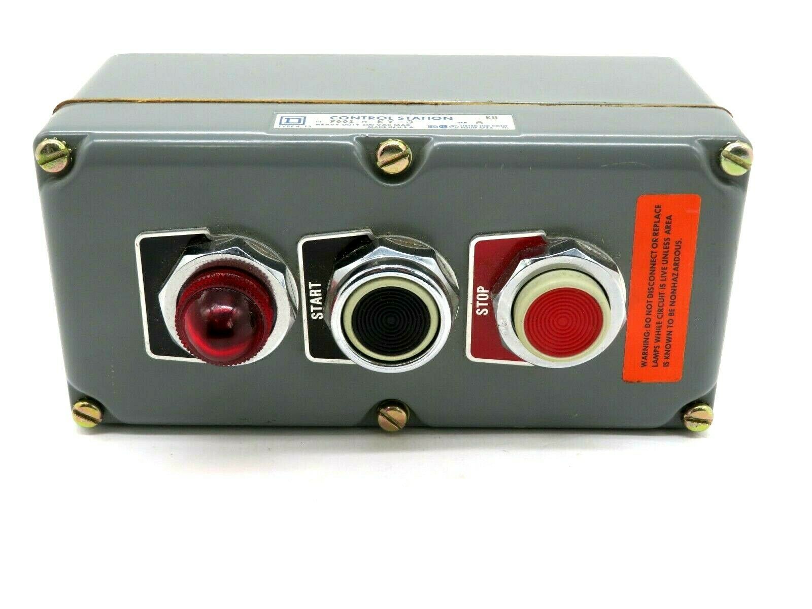 NEW SQUARE D 9001 KY-3 CONTROL STATION SERIES A 9001KY3 - Image 3