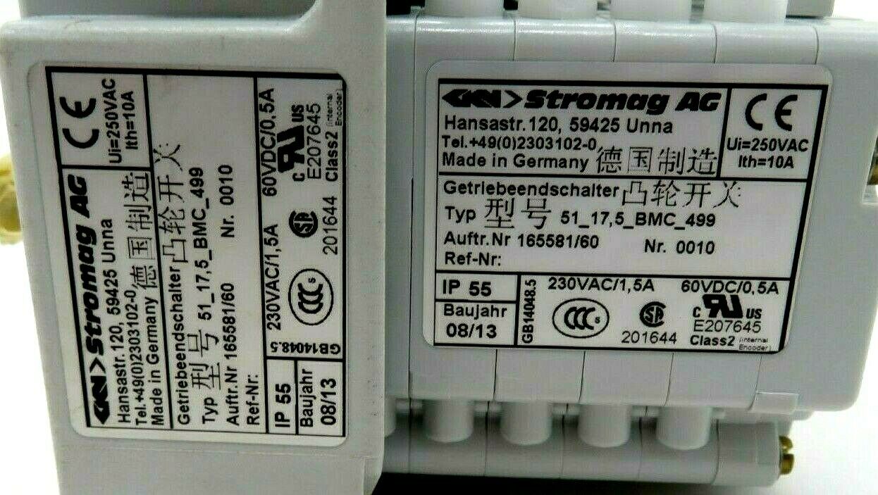 NEW STROMAG 51_17,5_BMC_499 GEARBOX SWITCH 51175BMC499 - Image 3