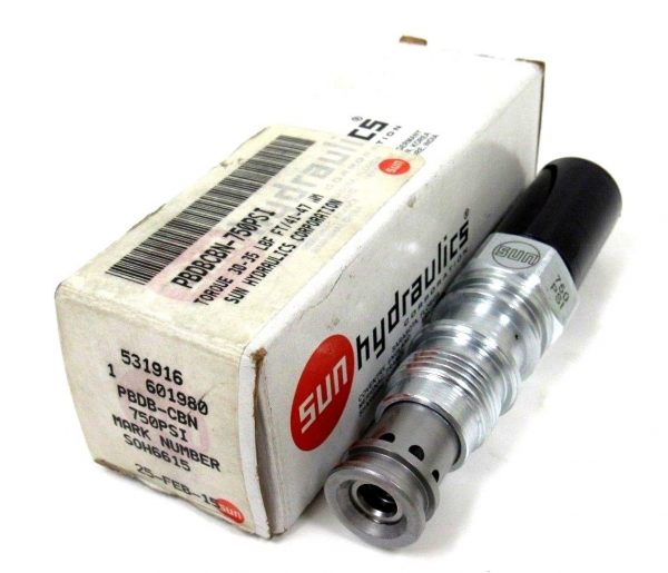 NEW SUN HYDRAULICS PBDB-CBN REDUCING VALVE PBDBCBN 750PSI