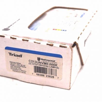 NEW UNIVERSAL LIGHTING  C213UNVME000K ELECTRONIC BALLAST