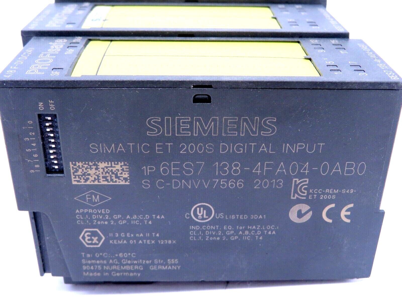 USED LOT OF 7 SIEMENS 6ES7 138-4FA04-0AB0 MODULE 6ES71384FA040AB0 - Image 5