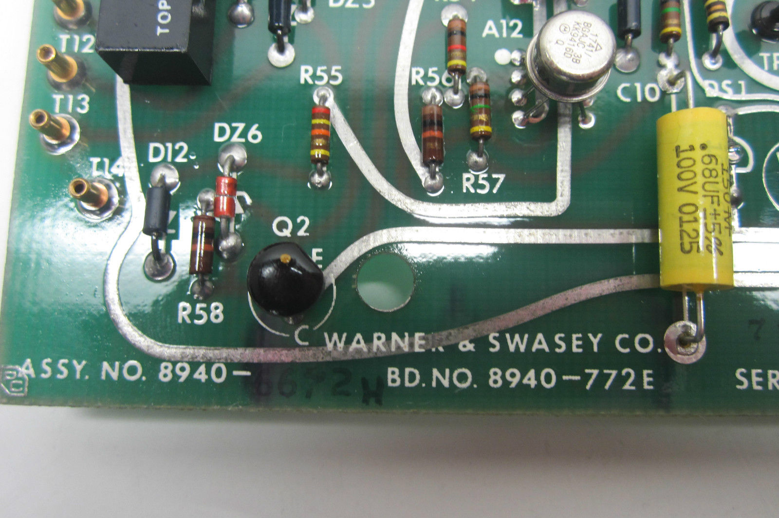 REMANUFACTURED WARNER & SWASEY 8940-772E PREAMPLIFIER 8940856E - Image 3