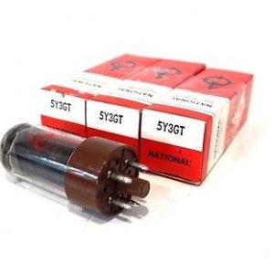 3 NEW NATIONAL ELECTRONICS 5Y3GT VACUUM TUBES