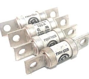 4 NEW BUSSMANN FWH-100B FUSES FWH100B