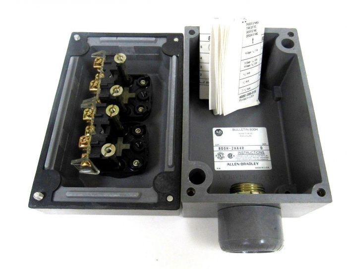 NEW ALLEN BRADLEY 800H-2HA4R PUSH BUTTON STATION 800H2HA4R - Image 4