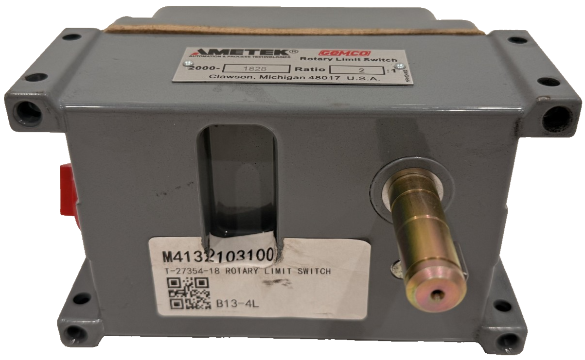 Metek Model NEW AMETEK 2000-1828 ROTARY LIMIT SWITCH RATIO 2:1 20001828 - SB ...
