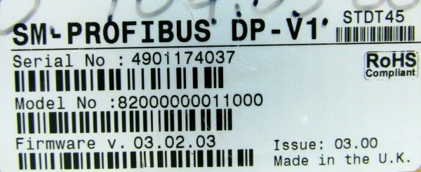 NEW CONTROL TECHNIQUES SM-PROFIBUS-DP-V1 COMMUNICATION MODULE 82000000011000 - Image 5