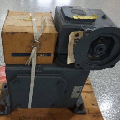 NEW FALK 1425W WM6A WORM GEAR REDUCER AA MOTOR, 900:1 RATIO, 1425WWM6A