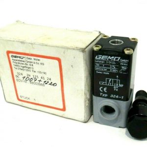 NEW GEMU 324-2M-125-41-24 SOLENOID VAVLE 324-1 3242M1254124