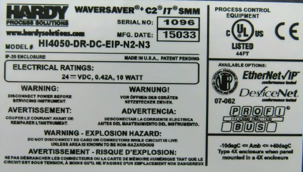 NEW HARDY HI4050-DR-DC-EIP-N2-N3 CONTROLLER HI4050DRDCEIPN2N3 - Image 4