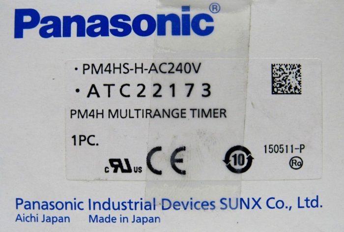 NEW PANASONIC PM4HS-H-AC240V MULTIRANGE TIMER W/ AT8-DF8K SOCKET PM4HSHAC240V - Image 7