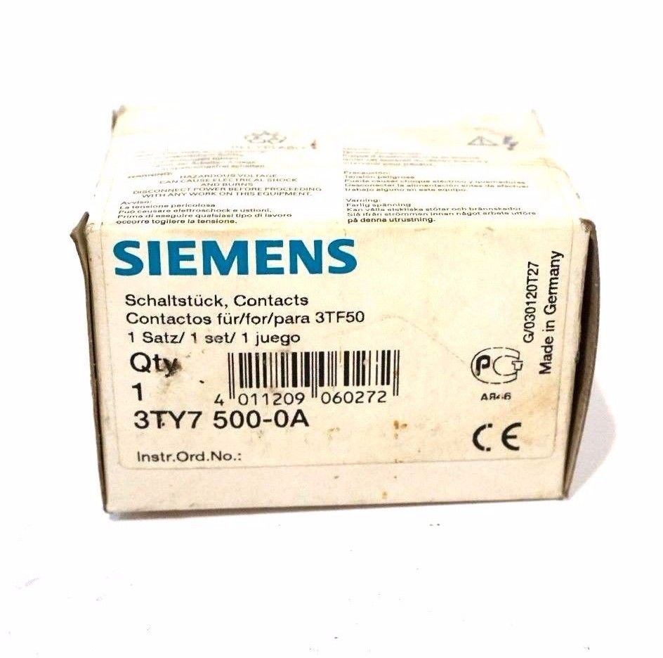thumbnail image 2 of Nofuel 3TY7520-OA Contact Kit – Replacement For Siemens 3TF52 Auxiliary Contact Block, 120V 170A 2 of 3