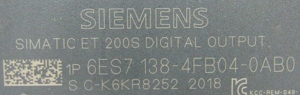 NEW SIEMENS 6ES7-138-4FB04-0AB0 DIGITAL OUTPUT MODULE 6ES71384FB040AB0 - Image 4