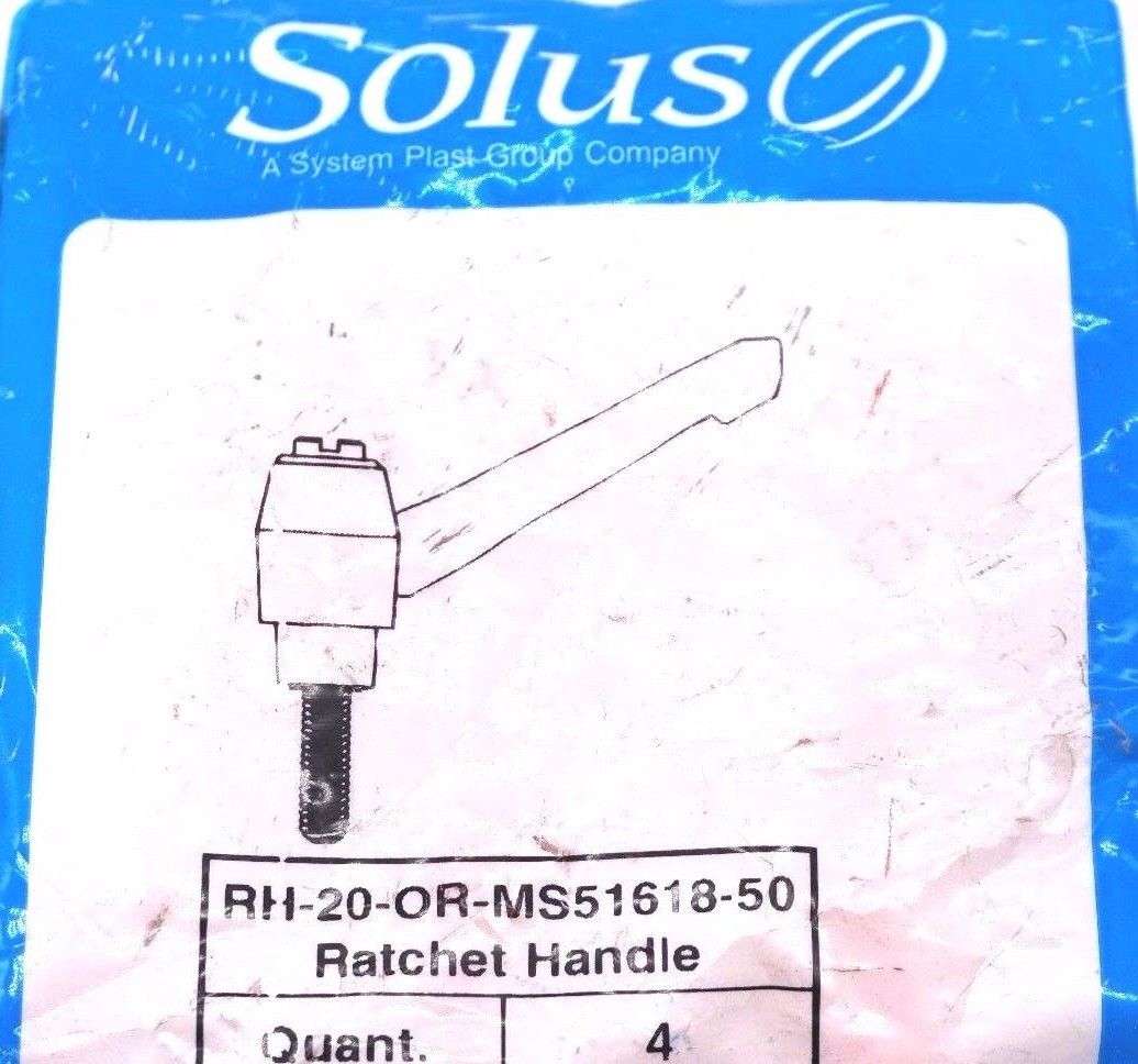 4 NEW SOLUS RH-20-OR-MS51618-50 RATCHET HANDLES RH20ORMS5161850 - Image 3