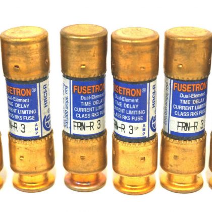 6 NEW FUSETRON FRN-R-3 FUSES FRNR3