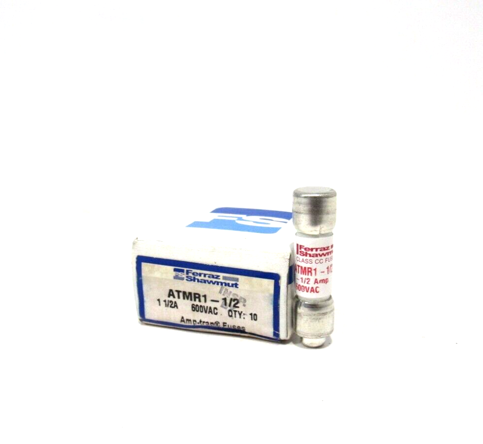 Boîte De 10 Fusibles Ferraz Shawmut ATMR-3 3A 600V Action Rapide - Neuf Origine Chine