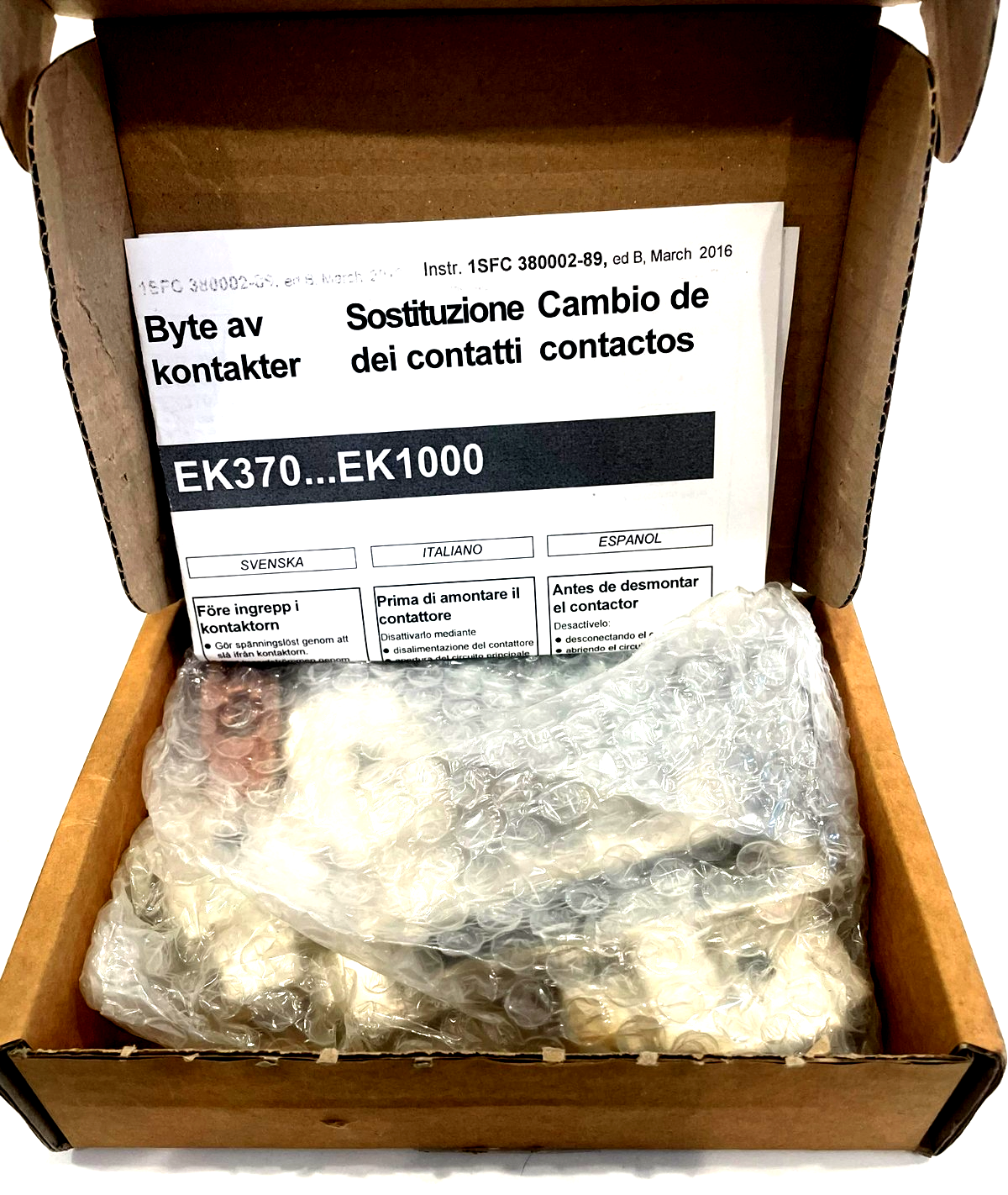 NEW ABB SK827200-C CONTACT KIT KZ550 SK827200C - Image 4