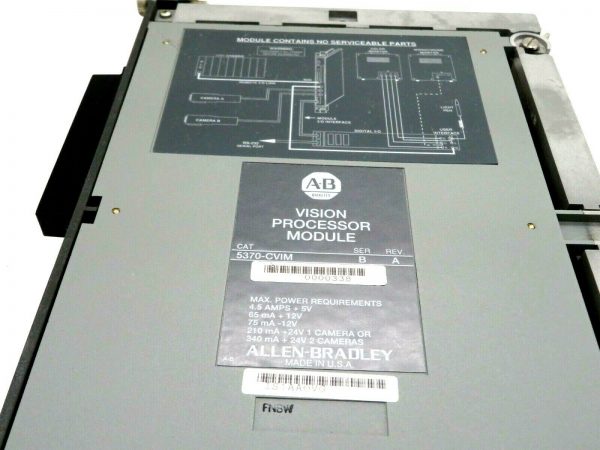 NEW ALLEN BRADLEY 5370-CVIM MACHINE VISION MODULE PROCESSOR 4.5AMP SER B 5370CVI - Image 6