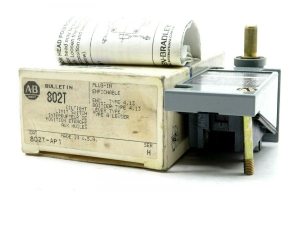 NEW ALLEN BRADLEY 802T-AP1 OILTIGHT LIMIT SWITCH 802TAP1