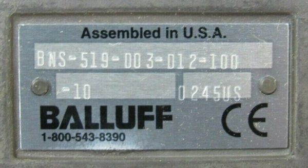 NEW BALLUFF BNS-519-D03-D12-100-10 LIMIT SWITCH BNS519D03D1210010 - Image 5