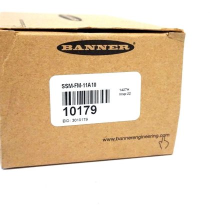 NEW BANNER ENGINEERING SSM-FM-11A10 SAFE SPEED MONITOR 10179 SSMFM11A10