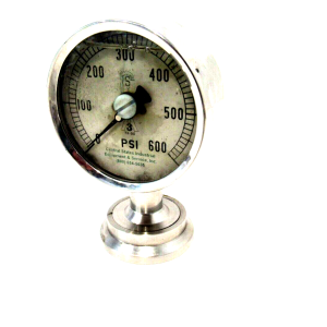 NEW CENTRAL STATES INDUSTRIAL PRESSURE GAUGE 0-600 PSI