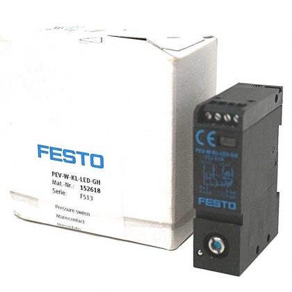 NEW FESTO PEV-W-KL-LED-GH PRESSURE SWITCH PEVWKLLEDGH
