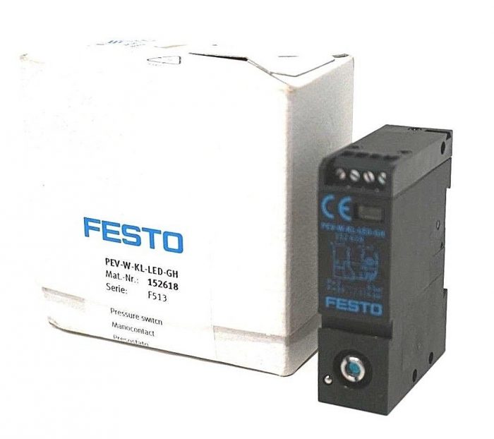 NEW FESTO PEV-W-KL-LED-GH PRESSURE SWITCH PEVWKLLEDGH