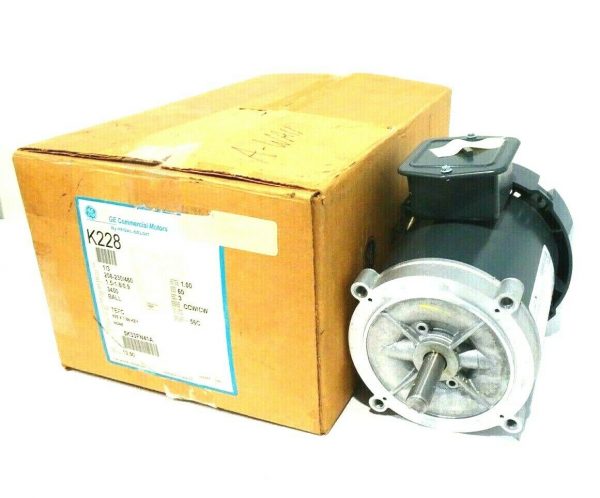 NEW GENERAL ELECTRIC 5K33FN41A A-C MOTOR K228 1/3 H.P. 3450 R.P.M.