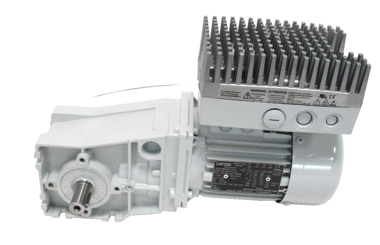 NEW LENZE GKR04-2E-VBR-071C32 GEAR MOTOR E82MV371-2B001 02627808 - Image 3
