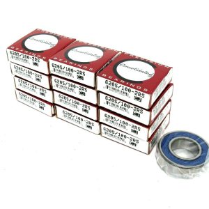 NEW LOT OF 12 CONSOLIDATED 6205/100-2RS BALL BEARING 62051002RS